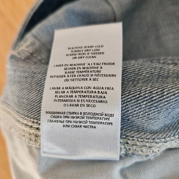 RE/DONE Utility Loose Straight-Leg Jeans Raw Hem - Vintage Fade - sz 26 NWT - Picture 11 of 12